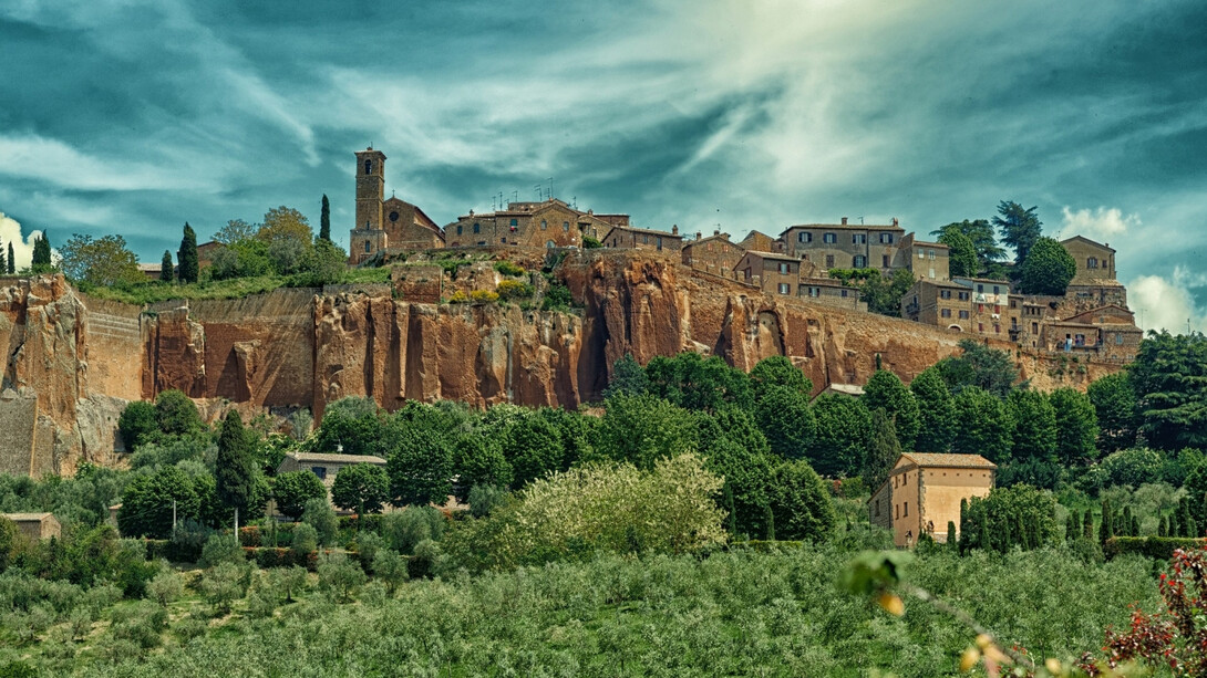Orvieto, en la región de Umbría, Italia 