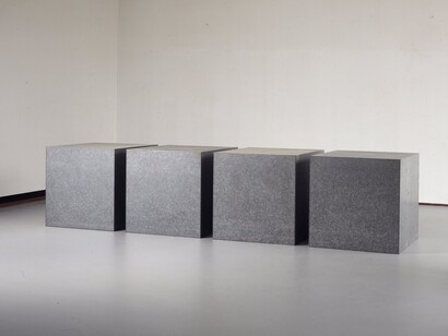 As “caixas” de Donald Judd, década de 1960. 