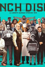 The film poster for Wes Anderson's the French Dispatch