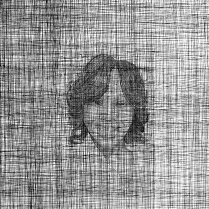 Oasa DuVerney. Portrait Of Renisha McBride,  2014,  graphite and ink on paper 