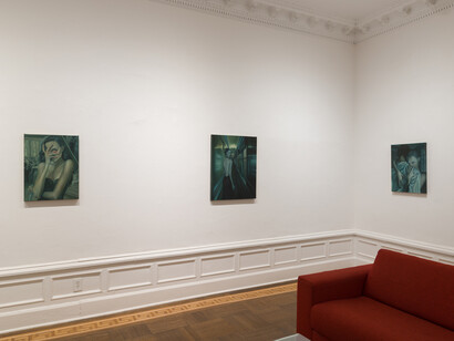 Sophia Huitema, Prussian blue, exhibition view. Courtesy of Harper’s Apartment
