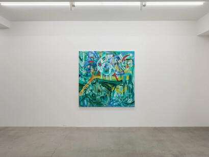 Mannat Gandotra, Containers of madness, exhibition view. Courtesy of Ota Fine Arts