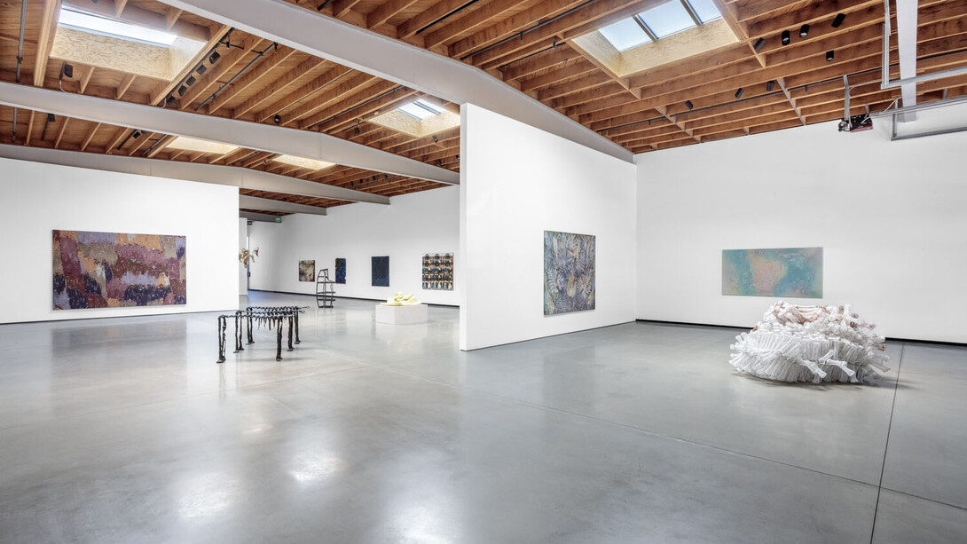 Various artists, The abstract future, exhibition view. Courtesy of Jeffrey Deitch Gallery
