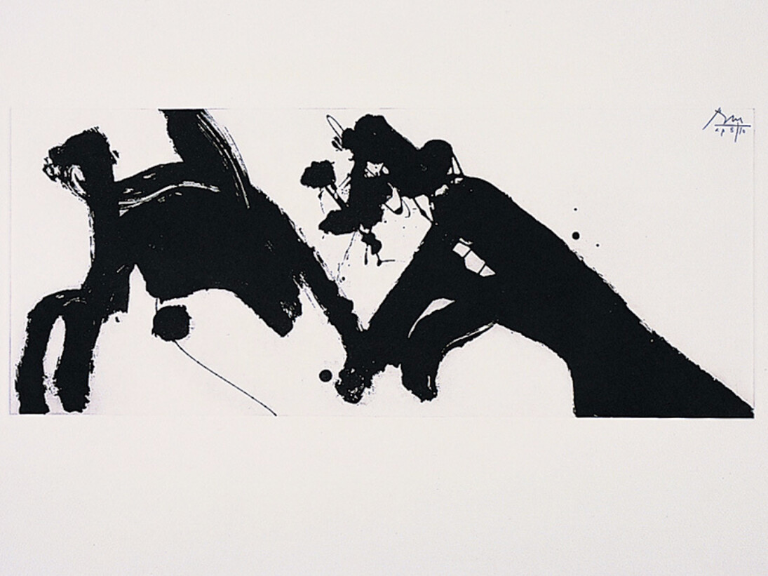 Robert Motherwell, Dance I, 1978.  Courtesy of Bernard Jacobson Gallery