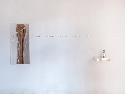 Rodolfo Díaz Cervantes and Marco Rountree, al alimón, exhibition view. Courtesy of Saenger Gallery