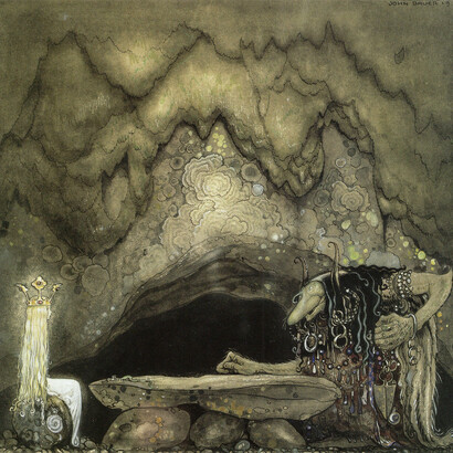 Illustrazione di John Bauer, da "Fiabe Svedesi"