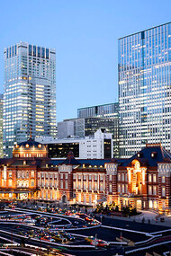 Tokyo Station, a major stop on the Yamanote line in Tokyo