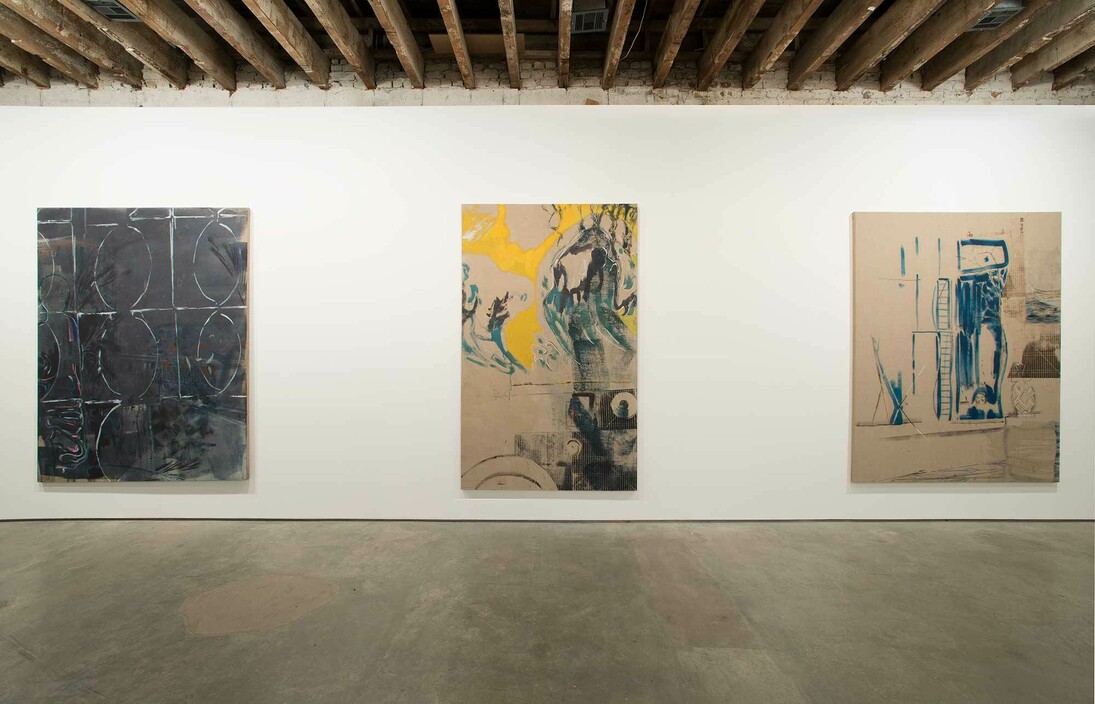 Nick Goss
Bluing, 9 January - 21 February 2016 
installation view, Simon Preston Gallery, New York

