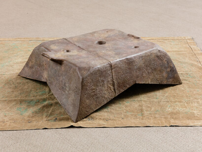 Joel Tomlin, Vernal, 2015, Patinated bronze, 22 x 65 x 60 cm 
