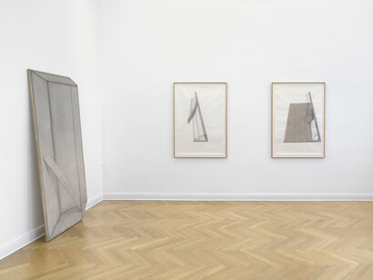 Norbert Kricke and Dieter Krieg, exhibition view. Courtesy of Galerie Friese. Photo by Eric Tschernow