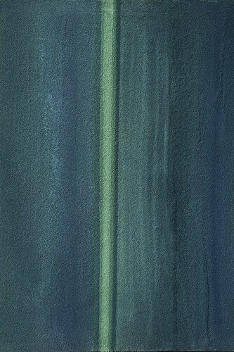 Laura Manuel, Hope, Acrylic and Sand on Canvas 24 x 30", 2024
