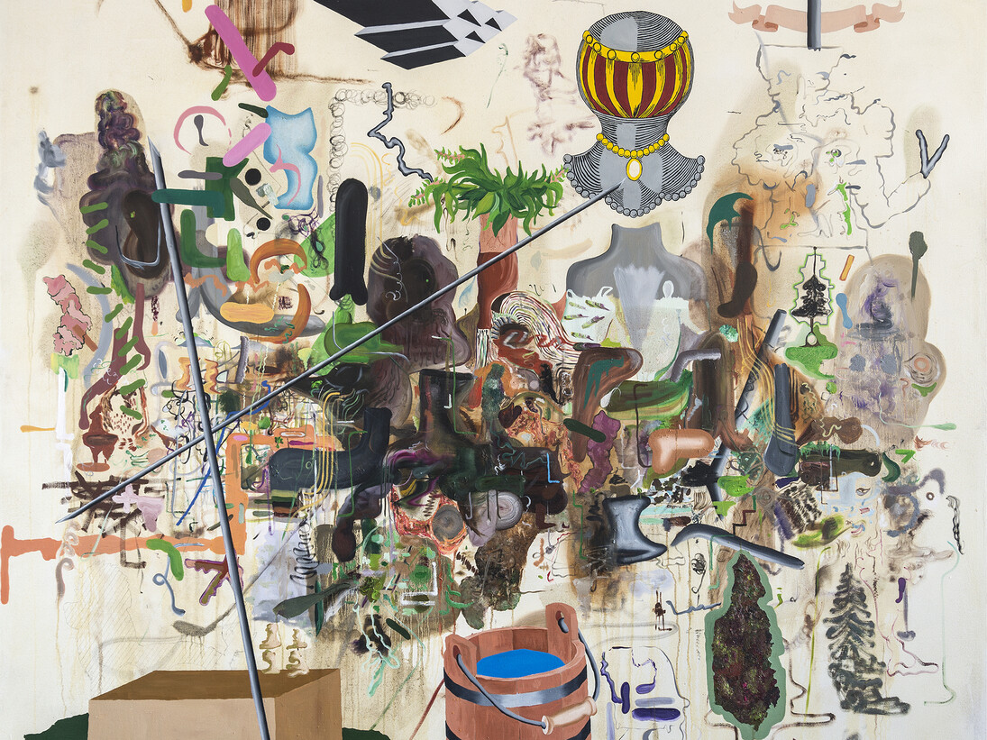 Michael Bauer, Durango B.I.T., 2015, Oil on canvas, 228.6 x 247 cm, 90 x 97 1/4 ins