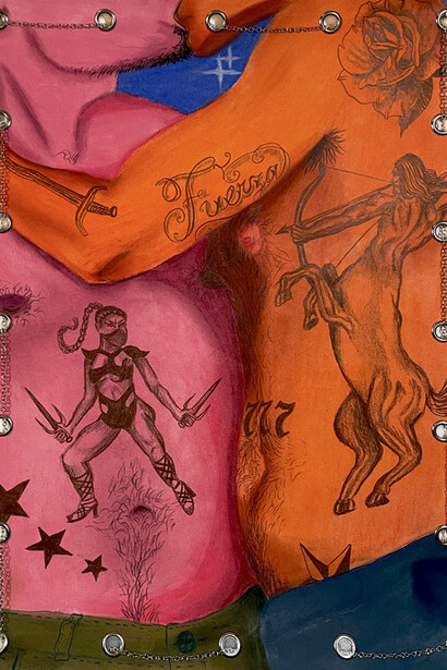 Juan Arango Palacios, Heavy handed, 2023. Courtesy of Hal Bromm Gallery