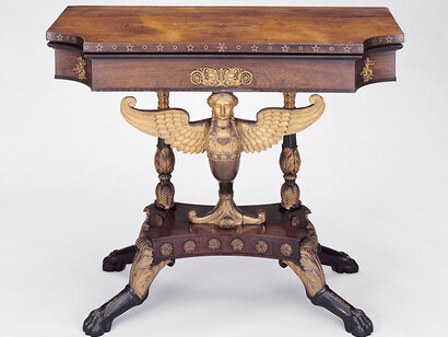 Charles-Honoré Lannuier, American, born France, 1779-1819, Card Table, c. 1815