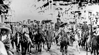 Pancho Villa y Emiliano Zapata entran victorioso en Ciudad de México