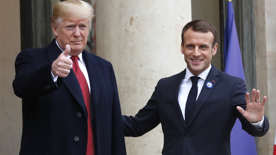 Trump y Macron