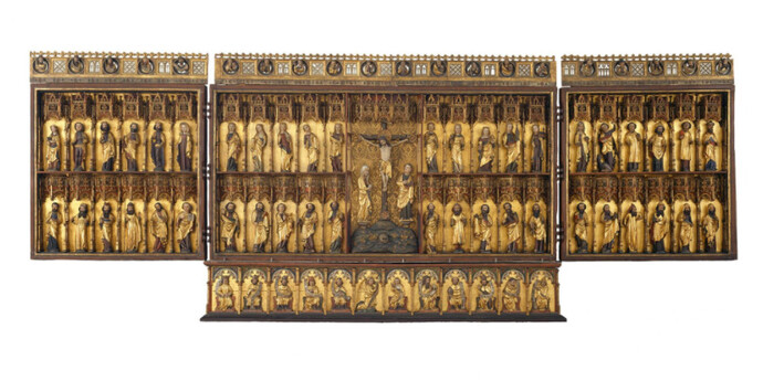 Bertram Von Minden, Retabel des ehemaligen Hochaltars der Petrikirche in Hamburg (Grabower Altar), 1379–1383