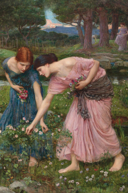 John William Waterhouse, Gather Ye Rosebuds While Ye May, 1909