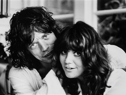 Linda Ronstadt and Mick Jagger