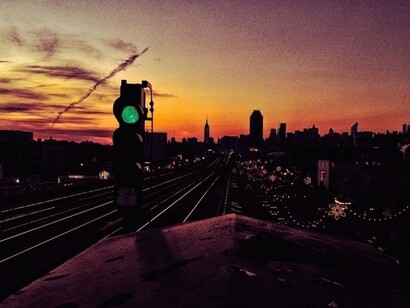 Ein Ausblick vom Queens Boulevard, Sunnyside Queens