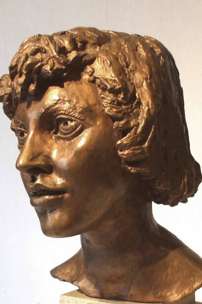 Sir Jacob Epstein, Kitty (2nd portrait), 1947, bronze, edition of 6, 32 cm high. From Keith Chapman