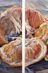 Andrea Kantrowitz, Scylla and Charybdis, 40 x 80 inches,	oil on canvas, 2020	