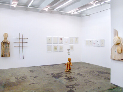 Roza El-Hassan, installation view. Photo by Andreas Vesterlund, courtesy the artist and Thomas Erben Gallery, New York.