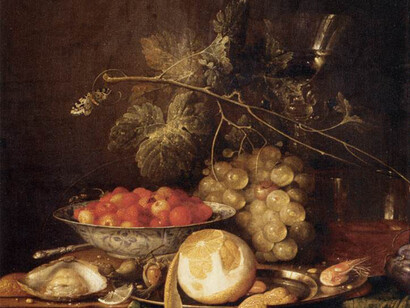 Jan Davidszon de Helm, Natura morta con limone sbucciato, 1642