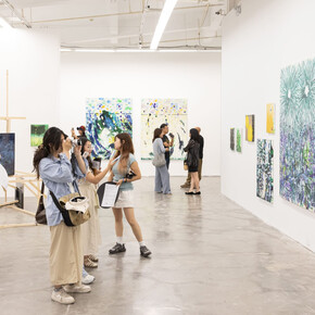 Wang Jun, Off the beaten track, exhibition view. Courtesy of A Thousand Plateaus Art Space 