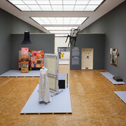 Five friends: John Cage, Merce Cunningham, Jasper Johns, Robert Rauschenberg, Cy Twombly, exhibition view. Courtesy of Museum Ludwig