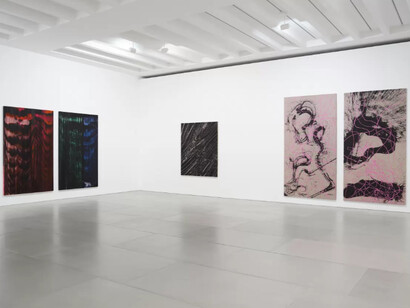 Ed Moses & Qin Feng. Courtesy of Blain Southern Gallery