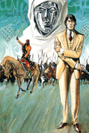 Il personaggio di Volto Nascosto è avvolto da un’aura enigmatica e spirituale, ispirato a figure storiche africane e simbolo di resistenza contro l’oppressione coloniale