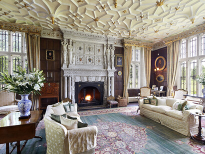 The Drawing Room with Fireplace