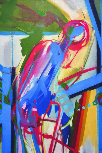 Ernst Weil, Eingeengt (detail), 1981. Courtesy of Galerie Kremers 