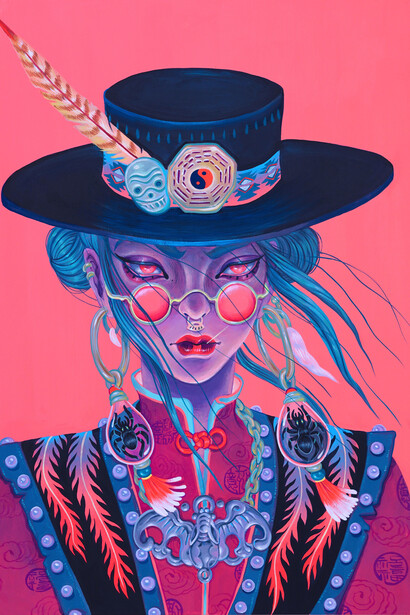 Lauren YS, Sundown. Courtesy of Corey Helford Gallery