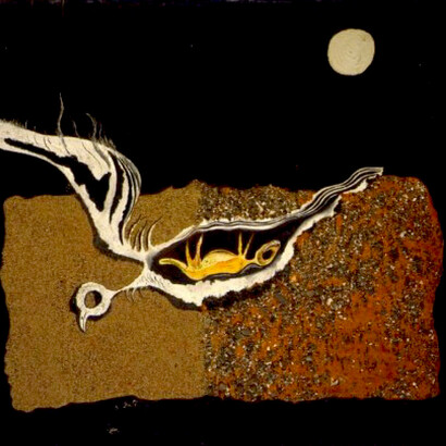 Salvador Dalí; Pájaro, c. 1928, 
Scottish National Gallery of Modern Art, Edinburgo (detalle)