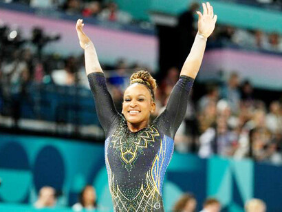 Rebeca Andrade during Olympic Games Paris 2024