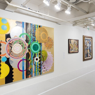 Varios artistas, Encuentros entre lo moderno y lo contemporáneo, vista de la exhibición. Cortesía del Museo de Arte Moderno de São Paulo