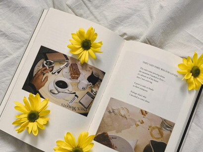 A journal of poems displaying art through words