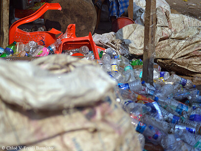 Rubbish in the slums