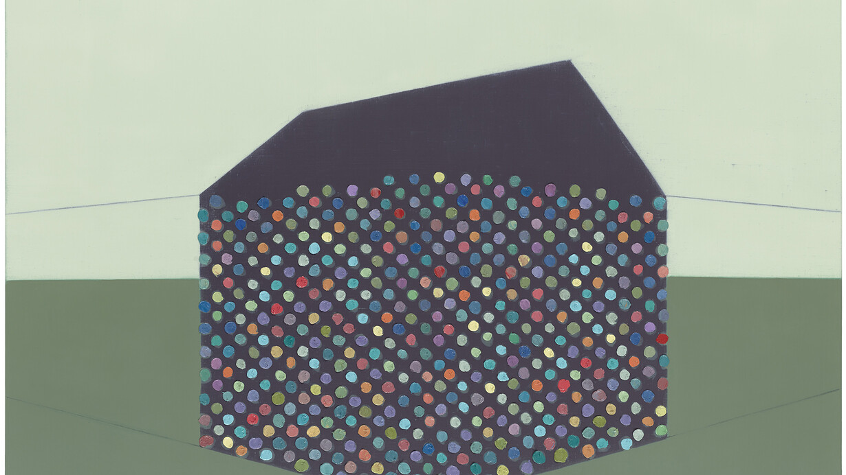 Suzanne Caporael, 700 (The pastoral exultation of Richard Prince), 2014, Oil on linen, 48 x 66 inches, 121.9 x 167.6 cm