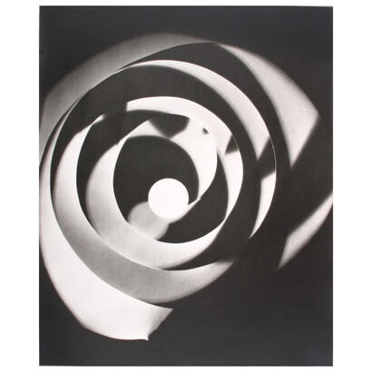 Man Ray, Rayograph, 1923, printed 1978, vintage gelatin silver print, 98x400 inches. Courtesy of Norton Museum of Art