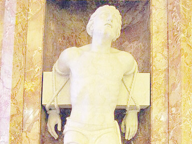 St.Dismas/Statue