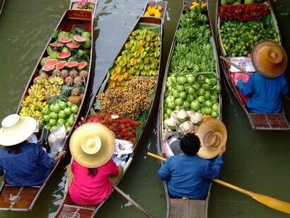 Il Floating Market a Bangkok. Ph Chloé Violeta Ercoli Bannister