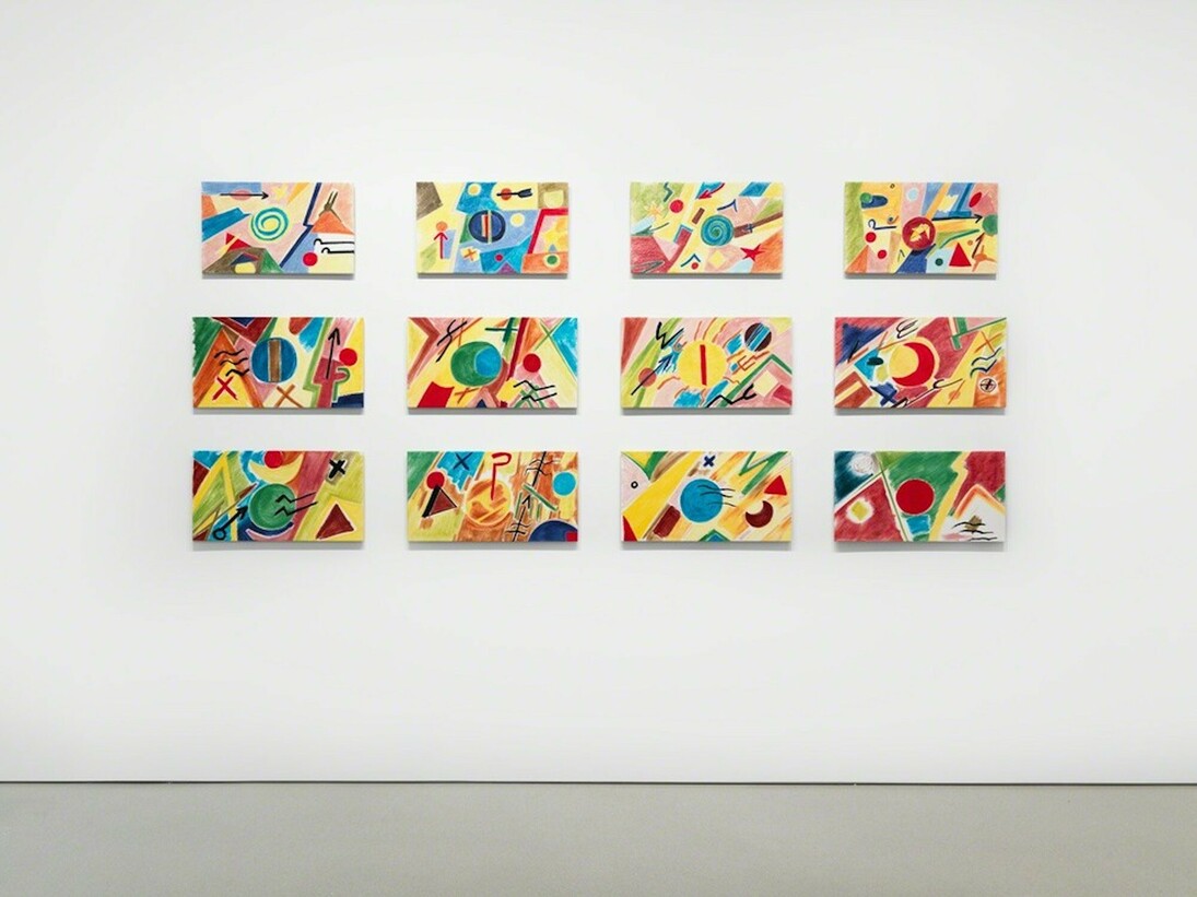 Etel Adnan & Gerhard Richter, Exhibition view. Courtesy of The FLAG Art Foundation