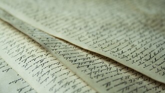 Hojas manuscritas