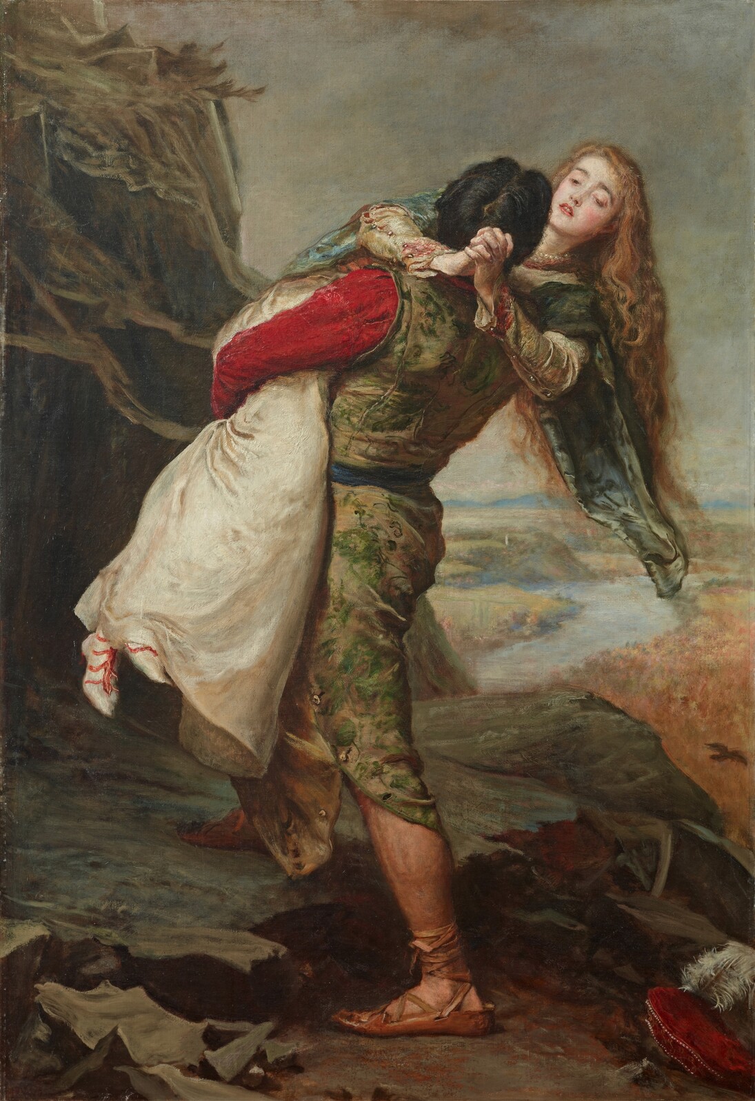 John Everett Millais, The Crown of Love, 1875, Oil on canvas, The Pérez Simón collection, Mexico © Studio Sébert Photographes