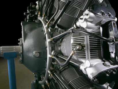 Wright “Cyclone 9” R-1820. Courtesy of British Columbia Aviation Museum