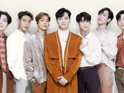 Bambam (second from the left), Jackson (third from the left) and Mark (third from the right) from GOT7 are considered “idols who rap”