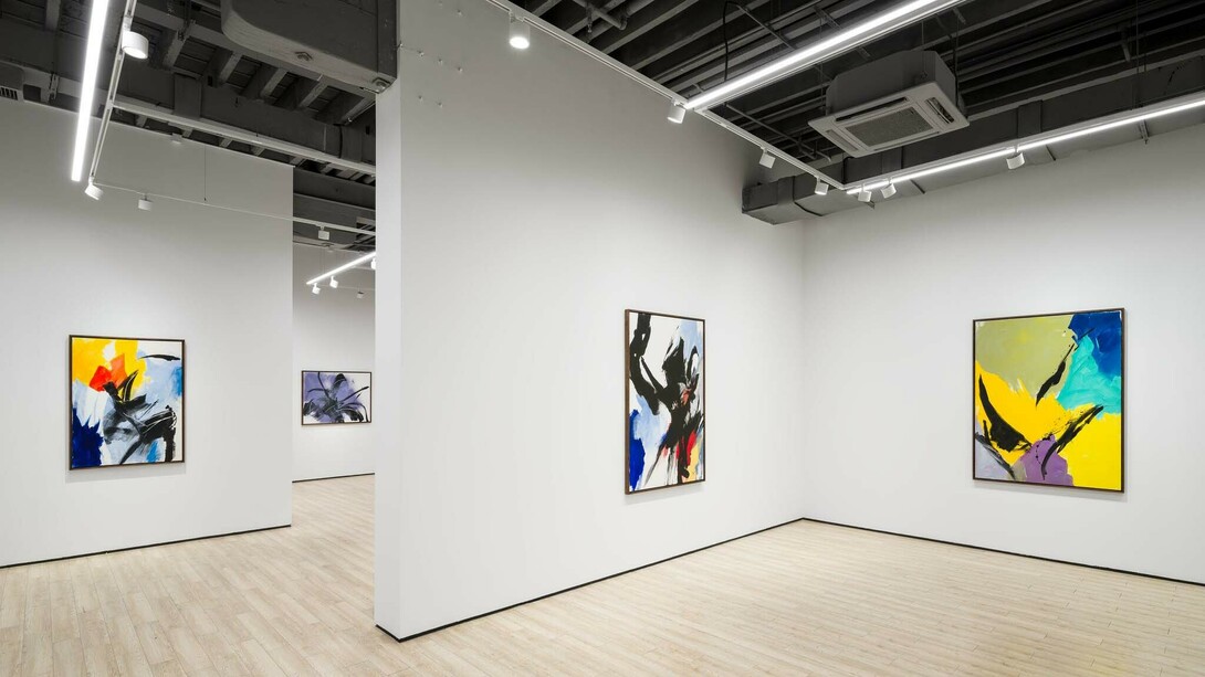 Jean Miotte, Return to China, exhibition view. Courtesy of Almine Rech 